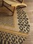Boho 947 Geometrik ve Etnik Baskılı Örgü Yuvarlak Natural Çift Taraflı Halı 4