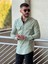 Slimfit Kesim Erkek Levi Model Cotton Cift Cepli Gömlek-Su Yesili 2