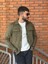 Slimfit Kesim Erkek Çift Cepli Süet Gömlek-Haki 1