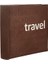 Pioneer Photo Albums Seyahat Metin Tasarımı Dikişli Suni Süet Kapak Fotoğraf Albümü, Kahverengi 1