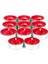 Arsimo Dekoratif Kırmızı Renkli Tealight Mum Seti, 32'li Paket 1