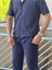 Slimfit Kesim Erkek Gömlek-Joger Pantolon Ikili Alt Üst Takım-Lacivert 3