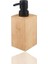 Promosyonca Bambu Sıvı Sabunluk, Siyah Pompalı, 17X7X7 cm 1