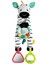 Fehn Toys Bebek Fasulye Torbası Zebra - Boncuk Halkalı Motor Becerileri Oyuncağı, Kavrama ve Hisset 1