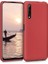 Microsonic Matte Silicone P Için Kılıf Kırmızı [p ile Uyumlu Kılıf - Kır 1