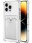 Microsonic 16 Kılıf Card Slot Shock Şeffaf [ıphone 16 ile Uyumlu Kılıf 1