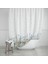 Tropik Kır Banyo Perdesi 180X200CM Tek Kanat Duş Perdesi, Renkli Çiçekli Banyo Duş Perdesi, Ha 1