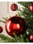 Kırmızı Yılbaşı Topları, 20 Cm, Çam Ağacı ve Vitrin Dekoru Süsleri 3