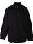 Diyagonel Yarım Fermuarlı 3 Iplik Siyah Erkek Sweatshirt 5470 1