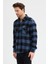 Çift Cep Kapaklı Ekoseli Flam Oduncu Erkek Gömlek 5