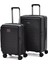 Ground Körüklü 2’li Valiz Seti Orta ve Kabin Boy – Ultra Dayanıklı, Geniş Hacimli, Tsa Kilitli 1