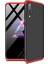 Microsonic A30S Için Kılıf Double Dip 360 Protective Siyah Kırmızı [galaxy A30S ile 1