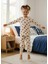 Kız Çocuk Kalp Desenli %100 Pamuk Fitilli Interlok Manşetli Uzun Kollu Pijama Takımı 1