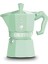 - Moka Exclusive: 3 Cups Ocak Üstü Espresso Pişirici - 130ML - Yeşil Renk - Alüminyum Gövd 1