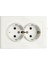 Ovi̇vo Grano Beyaz Ikili Topraklı Priz 1
