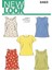 New Look Kesim Deseni 6483 Kadın Üst Giyim Için, Beden A, Çok Renkli 1