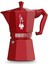 - Moka Exclusive: 6 Cups Ocak Üstü Espresso Pişirici - 270ML - Kırmızı Renk - Alüminyum Gö 1
