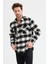 Çift Cep Kapaklı Ekoseli Flam Oduncu Erkek Gömlek 10