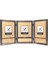 Lawrence Frames Antik Kalay 5 x 7 Açılabilir Triple Fotoğraf Çerçevesi – Boncuk Sınır Tasarım 1