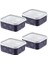 Smartware 4'lü Set No Frost Saklama Kabı Lacivert 700 ml 1