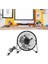 Aee® Masa Üstü Metal USB Fan - Sessiz Soğutucu Vantilatör - 13.5 cm Çaplı 4 Alüminyum Kanatlı 1