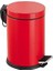 Vinoks Serisi 12 Litre Hacimli Paslanmaz Banyo-Mutfak Pedallı Çöp Kovası Kırmızı, 12L 1