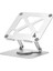 Coverzone Taşınabilir Katlanabilir Folding Alüminyum Notebook Stand Alüminyum Ayarlanabilir Açı ve 1