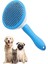 Madpet Basmalı Kedi ve Köpek Tarağı – Otomatik Temizlenen Pet Fırçası – Paslanmaz Çelik Iğneli 1