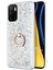 Microsonic M3 Için Kılıf Glitter Liquid Holder Gümüş [poco M3 ile Uyumlu Kılıf 1