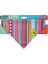 M-Pets Jazz Stripes Bandana Collar (L) 1