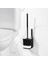 Porsima 2038 Pratik Temizlik Tuvalet Fırçalığı Banyo Tuvalet Fırçası Wc Fırçası - Siyah Beyaz 1