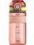 Tkk 550ML Kilitlenebilir Kapak Rahat Içim Taşıma Kulplu Tritan Spor Matara (Pembe) 1