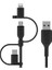 Belkin Evrensel Kablo (3'ü 1 Arada Usb-C, Lightning, Micro-Usb Şarj Kablosu) Akıllı Telefonları, Ta 1