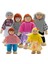 Circle Toys Ahşap 6'lı Aile Kukla Seti 1