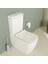 S25 Square Duvara Sıfır Kanalsız Klozet+Rezervuar+Iç Takım+Klozet Kapağı Set 3