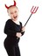 Halloween Çocuk Şeytan Mizraği Plasti̇k 48CM AST6748 1