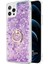 Microsonic 12 Için Kılıf Glitter Liquid Holder Mor [ıphone 12 ile Uyumlu Kılıf 1
