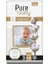 Pure Baby Organik Pamuklu Cırtlı Bez 4'lü Paket 3 Numara Midi 224 Adet 1