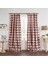 Elrene Fashions Farmhouse Living Grainger Buffalo Check Karartma Pencere Perdesi, Oturma Odası 1