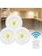 Hero 3’lü Kablosuz LED Spot Işık Seti – Uzaktan Kumandalı, Yapışkan Bantlı, Pilli, 3W Cob Led, 150 1