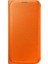 S6 Flip Wallet (Deri Görünümlü) Orjinal Turuncu EF-WG920POEGWW 1