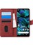 Microsonic General Mobile 20 Için Kılıf Fabric Book Wallet Kırmızı [gm 20 ile Uyumlu Kılıf - Kır 1