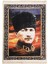 Colorix Carpet Atatürk Resimli Duvar Halısı Saçaklı No: 1 50X70 cm 1