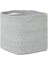 Ocean Textile Gri Kırçıllı Pamuklu Sepet 30 x 30 x 30 cm 1