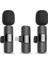 Yaka Mi̇krofonu (Infomax 2’li Kablosuz Yaka Mikrofon Seti,1 Alıcı 2 Mikrofon, Bluetooth’suz Tak-Çalı 1