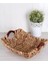 Kosova Wicker Serisi Bezli Diktördgen Ahşap Kulplu Hasır Ekmek Sepeti 1