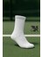 Erkek Beyaz Uzun Spor Tenis Çorap 6 Çift Rahat Nefes Alan Konforlu 6
