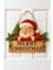 Noel Babalı Ahşap Kapı Yılbaşı Kapı Yılbaşı Süsü, Noel Kapı Süsü (30-20 Cm) 1
