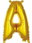 Parti̇ Vi̇tri̇ni̇ A Harfi 16 Inç Renk Folyo Balon 36 cm (Altın) 1
