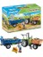 Playmobil Country 71249 Römorklu Traktör, Taşıma Kutuları Dahil, Organik Çiftlik Için Yeşil Traktör 1